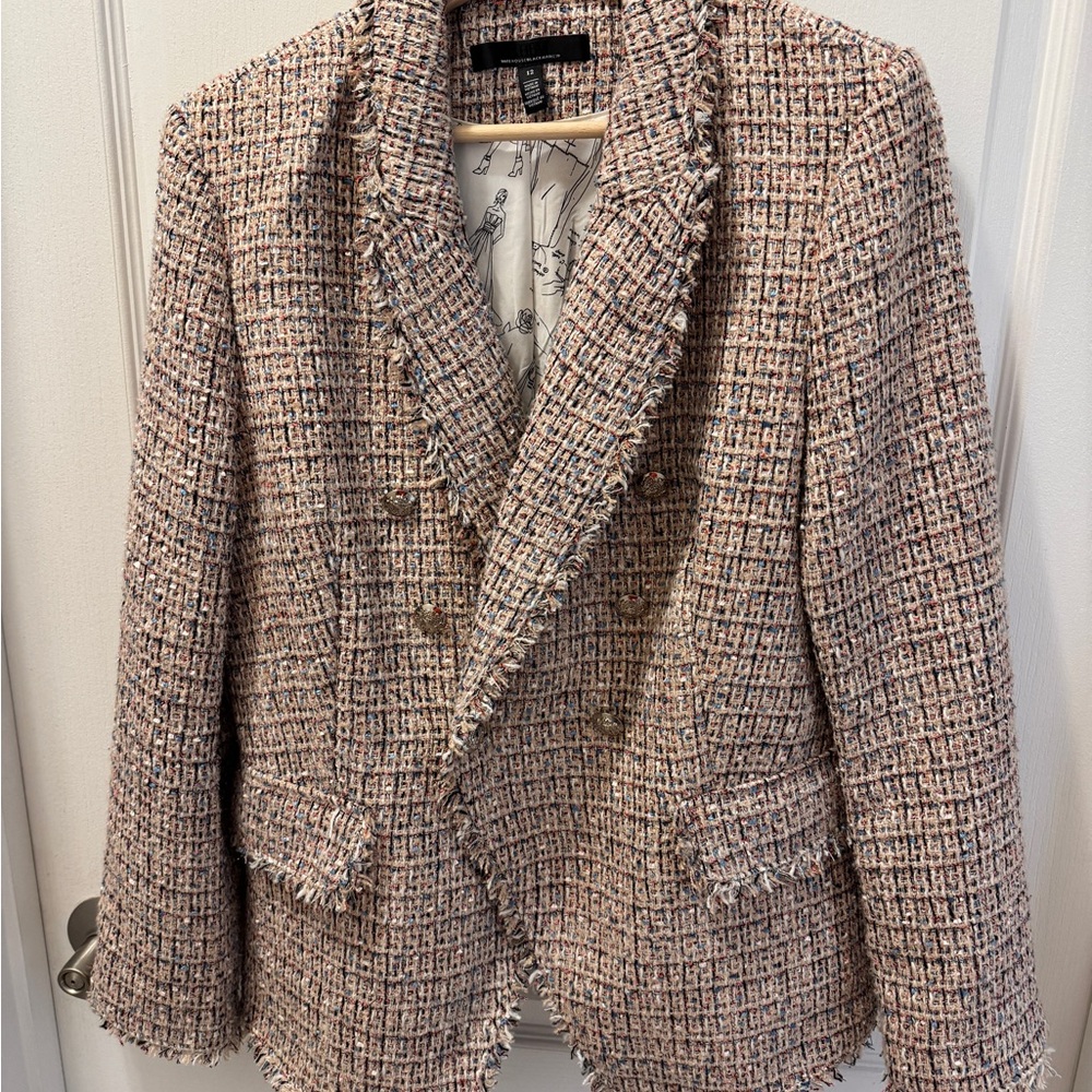 White House Black Market Multicolor Tweed Blazer - Picture 7 of 7
